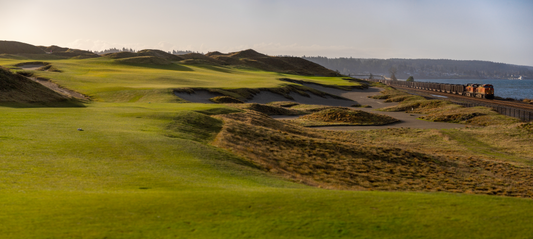 Chambers Bay - 16th Hole - Limited Metal Panorama Print