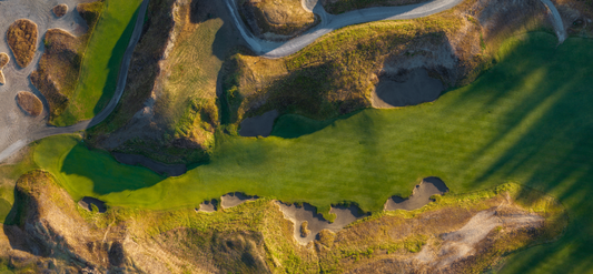 Chambers Bay - 10th Hole - Limited Metal Panorama Print