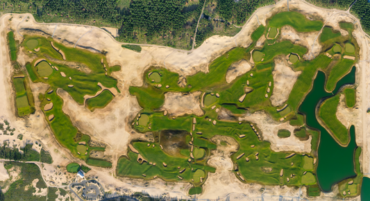 The Lido Golf Club - Limited Metal Panorama Print