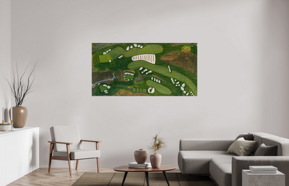 Oakmont Country Club - Limited Metal Panorama Print